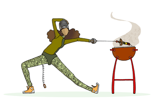 escrime-barbecue