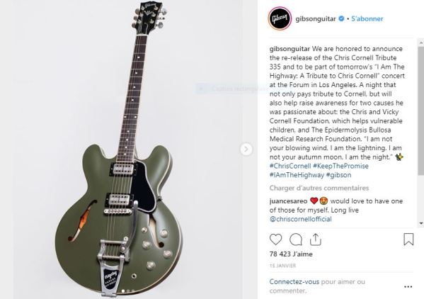 guitarechriscornellgibson